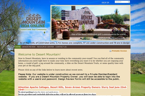 desert-mountain-hoa.com site used Ccmc