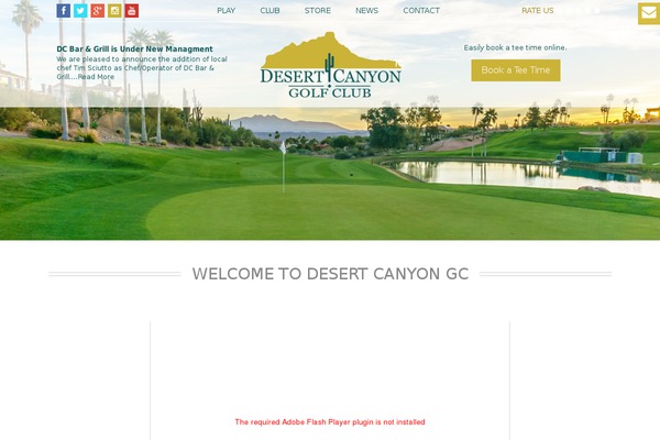 desertcanyongolf.com site used Desert