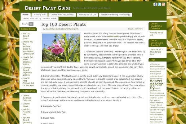WordPress website example screenshot