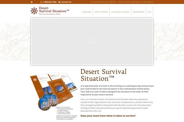 desertsurvival.com site used Desert