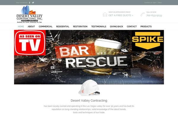 WordPress website example screenshot