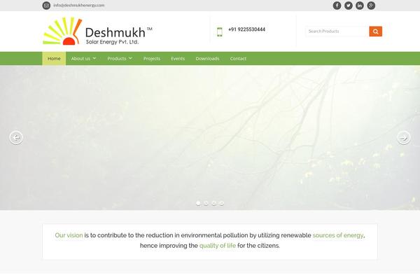 deshmukhenergy.com site used Deshmukheng