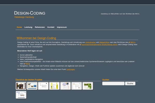 design-coding.de site used Design-coding