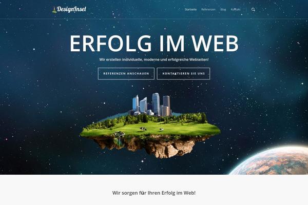 Salient theme site design template sample