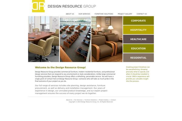 Dr theme site design template sample
