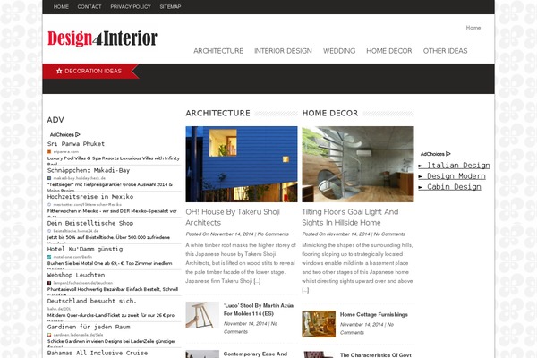 design4interior.com site used Nineteen-blog