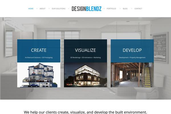designblendz.com site used Parker
