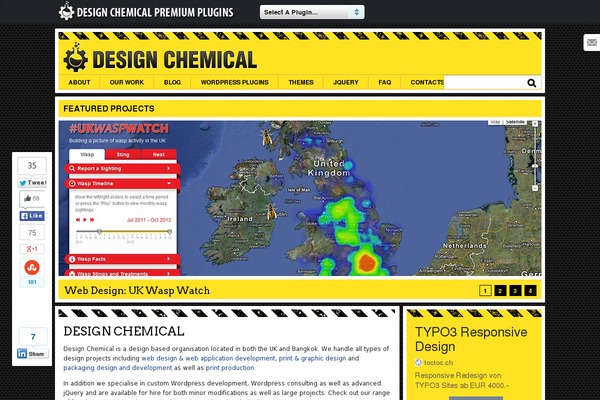 Dc 2011 theme websites examples