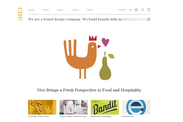 cue WordPress theme, websites list used cue theme cue theme websites examples