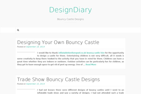 Coeur theme site design template sample