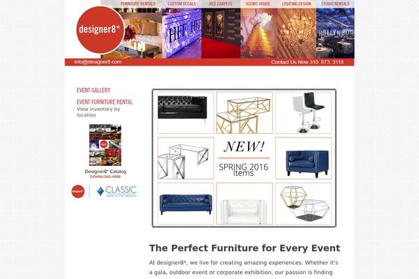 designer8.com site used Designer8