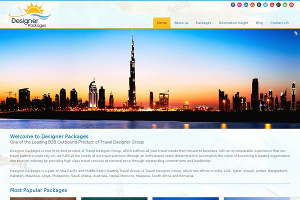 Tour Package V1.02 theme site design template sample