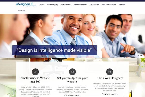 WordPress website example screenshot