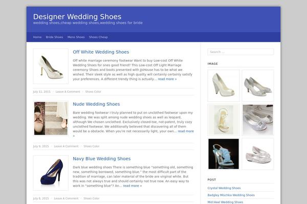 Ganteng theme site design template sample