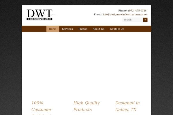 Total theme site design template sample