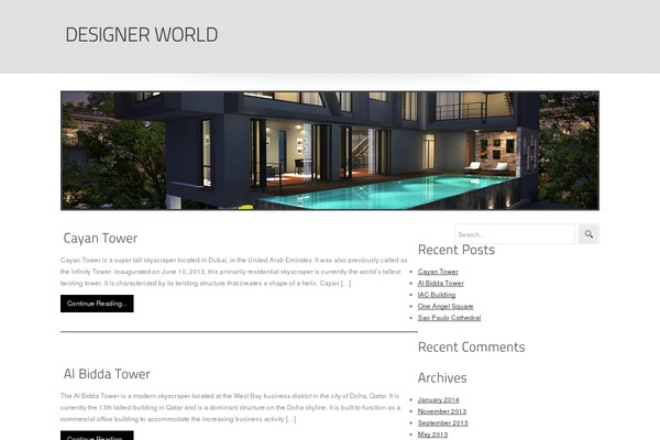 WordPress website example screenshot