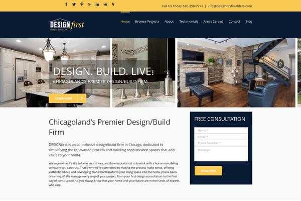 Avada theme site design template sample