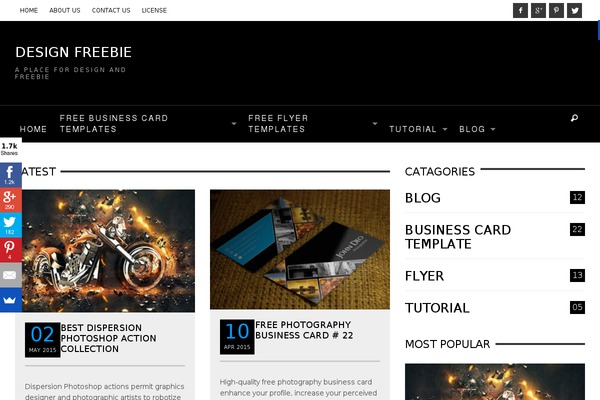 BLACKMAG theme site design template sample