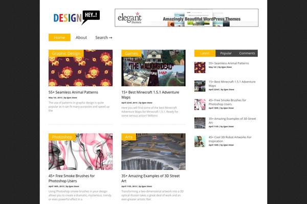 WordPress website example screenshot