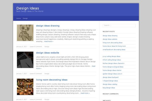 Spotlight theme site design template sample