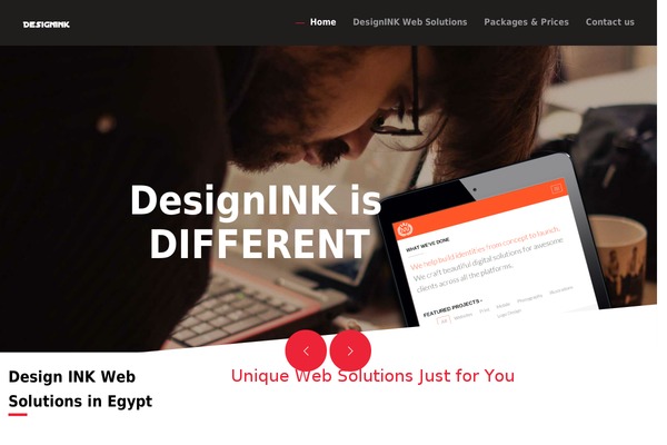 designink.net site used Designink