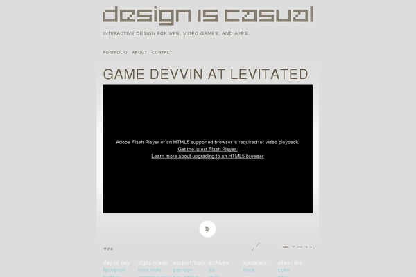designiscasual.com site used Contain