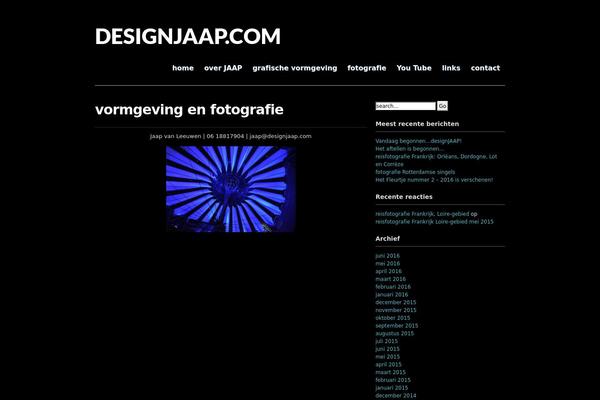 Photoria theme site design template sample