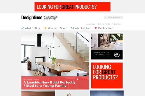 designlinesmagazine.com site used Designlines