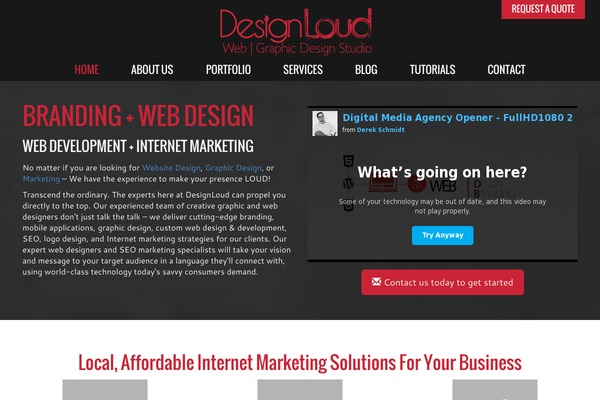 designloud.com site used Designloud