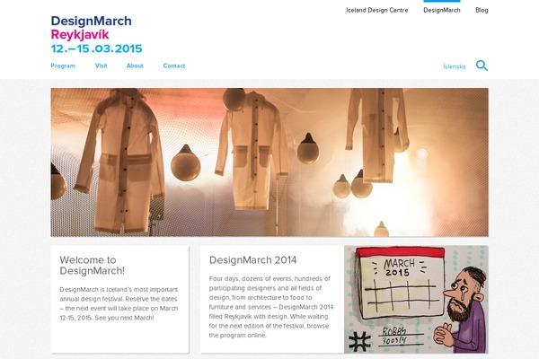 designmarch.is site used Honnunarmars