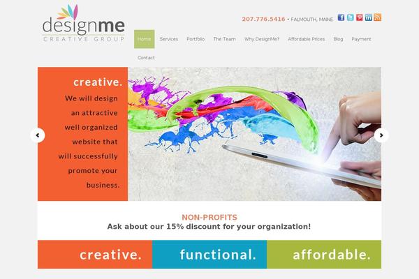 designmecreative.com site used Designme