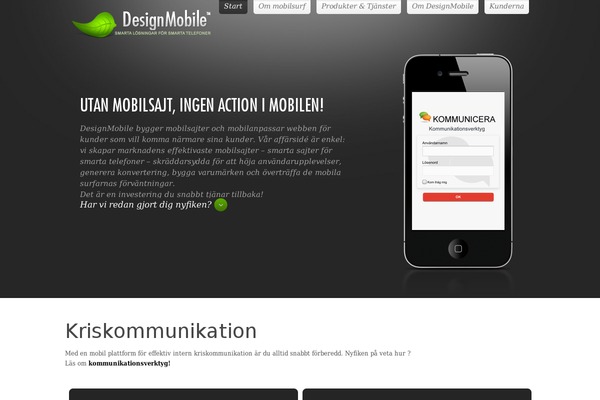 designmobile.se site used Designmobile