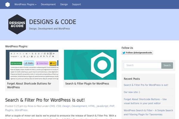 designsandcode.com site used Wp-bootstrap-child