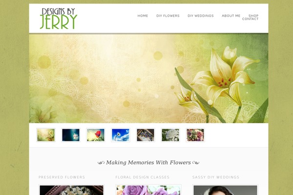 Dandelion theme site design template sample