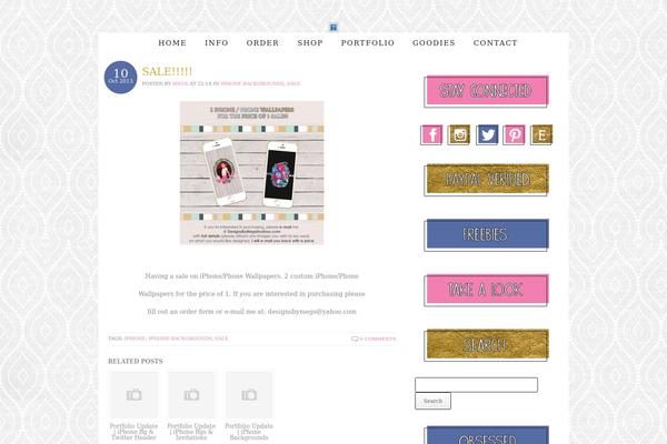 Inspirationlight theme site design template sample