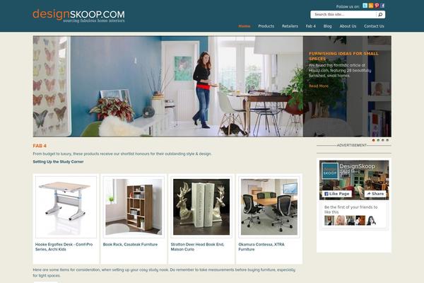 Chameleon theme site design template sample