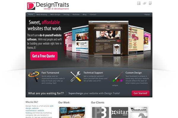 Mingle theme site design template sample