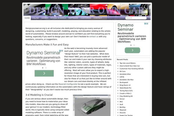 Suffusion theme site design template sample