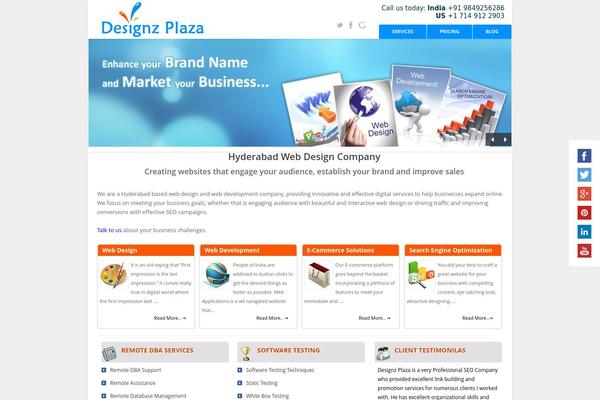 designzplaza.com site used ELOGIX