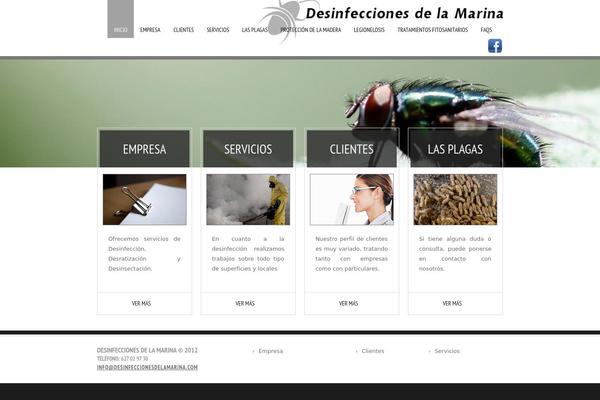 desinfeccionesdelamarina.com site used Theme1560