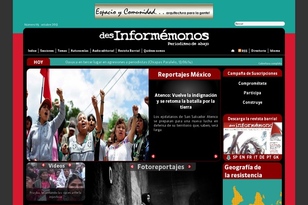 desinformemonos.org site used Desinfor