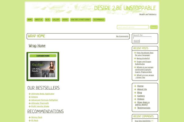 desire2beunstoppable.ca site used Fistic