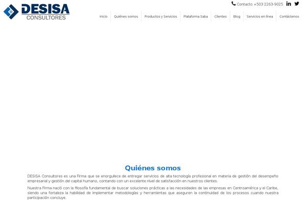 desisa.com site used Creativos-de-internet