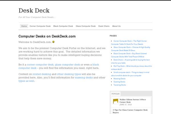 deskdeck.com site used Canvas
