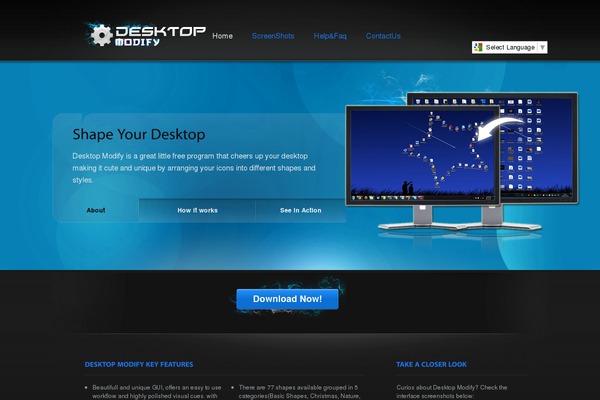 desktopmodify.com site used Siliconapp_3.0
