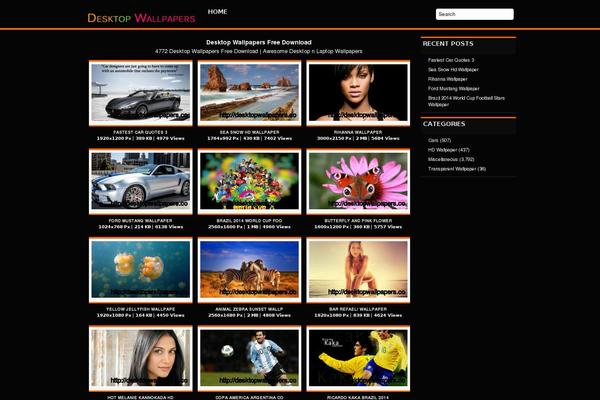 imageCTR-black-orange theme websites examples