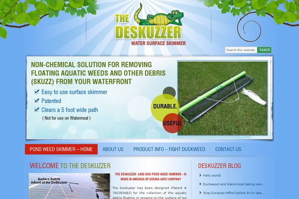 deskuzzer.com site used Deskuzzer