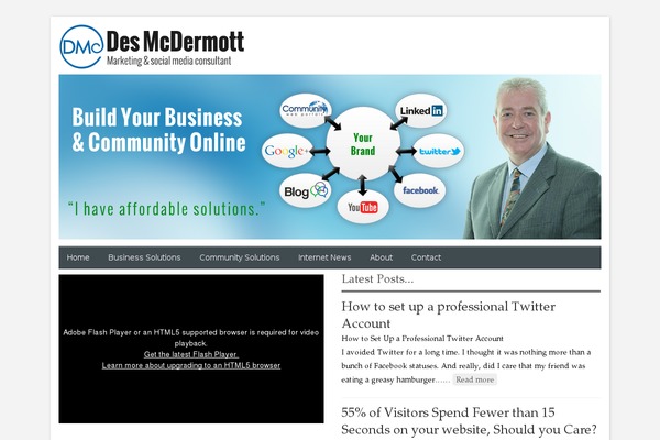 Headway theme site design template sample