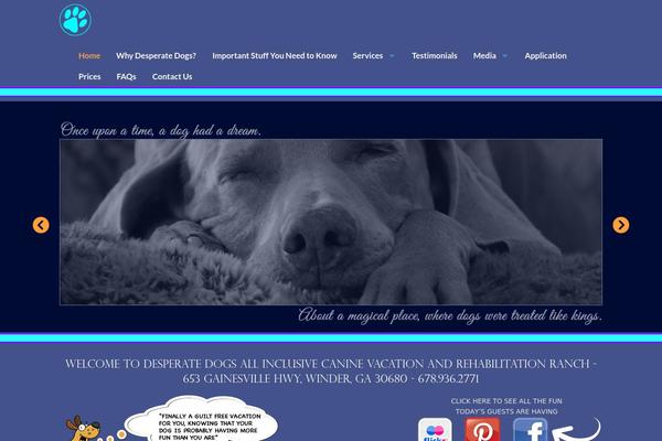 Custom theme site design template sample