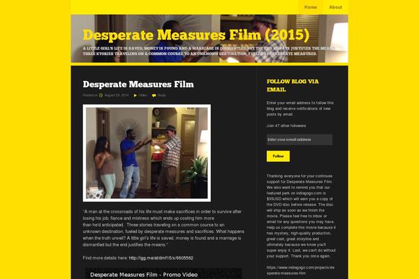 WordPress website example screenshot